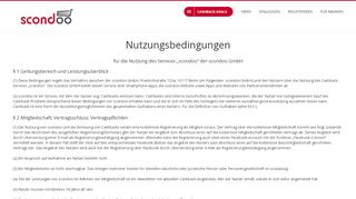 
                            7. Nutzungsbedingungen - scondoo.