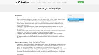 
                            7. Nutzungsbedingungen - Seatlion - seat reservation and administration ...