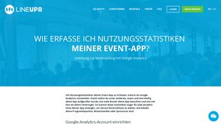 
                            9. Nutzungsstatistiken deiner Event-App erfassen – LineUpr