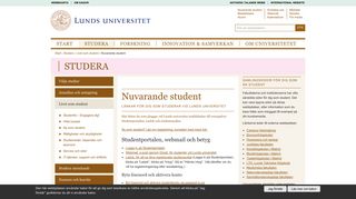 
                            2. Nuvarande student - Lunds universitet