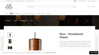 
                            11. Nux – Nussbaum Maser | Nux | Hängeleuchten | Leuchtnatur | Jede ...