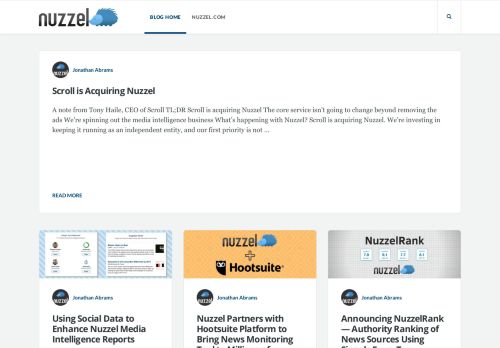 
                            4. Nuzzel Blog – Next-generation news monitoring and research tool