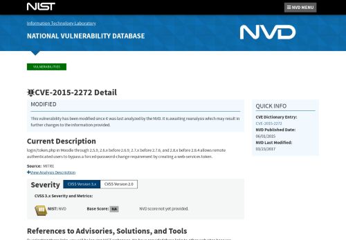 
                            10. NVD - CVE-2015-2272
