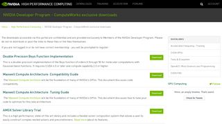 
                            5. NVIDIA Developer Program - ComputeWorks exclusive downloads ...