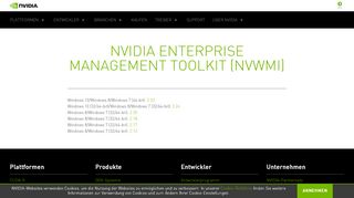 
                            3. NVIDIA Enterprise Management Toolkit (NVWMI) | NVIDIA
