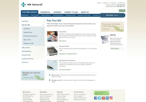 
                            4. NW Natural Bill Payment Options - NW Natural
