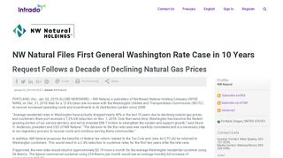 
                            8. NW Natural Files First General Washington Rate Case in 10 Years ...