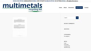 
                            8. NWCPO-Cover2 - Multimetals Recycling Ltd