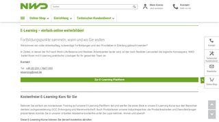 
                            5. NWD E-Learning – einfach online weiterbilden! | NWD - NWD Gruppe