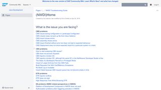 
                            8. (NWDI)Home - Java Development - SCN Wiki - SAP