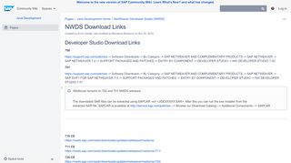 
                            5. NWDS Download Links - Java Development - SCN Wiki - SAP.com