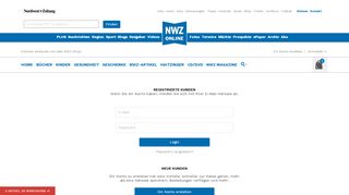 
                            4. NWZ-Shop | Kundenlogin