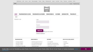 
                            5. NWZTrauer.de | Login