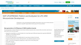 
                            6. NXP LPCXPRESSO: Platform and EcoSystem for LPC ... | element14 ...