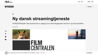 
                            7. Ny dansk streamingtjeneste | Det Danske Filminstitut