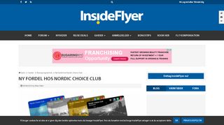 
                            11. Ny fordel hos Nordic Choice Club - InsideFlyer DK