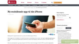 
                            8. Ny mobilbank-app til din iPhone - Middelfart Sparekasse