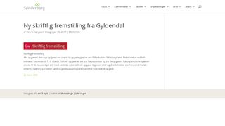 
                            8. Ny skriftlig fremstilling fra Gyldendal - PLC Sønderborg