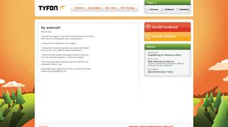 
                            9. Ny webmail! - Tyfon - Bredband & Telefoni för konsument & företag