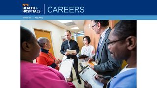 
                            11. NYC Health + Hospitals Careers Site