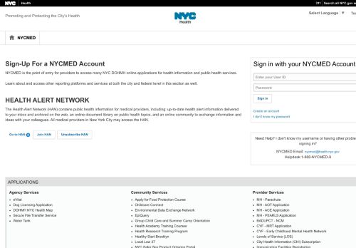 
                            10. NYCMED Login