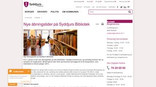 
                            10. Nye åbningstider på Syddjurs Bibliotek | Syddjurs Kommune