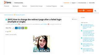 
                            7. [NYF] How to change the redirect page after a failed login (multiple or