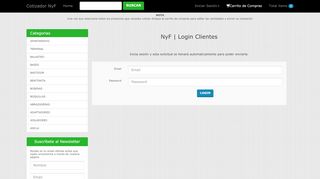 
                            2. NyF | Login Clientes
