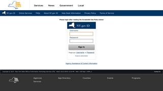 
                            13. NY.gov ID Login - My NY.gov