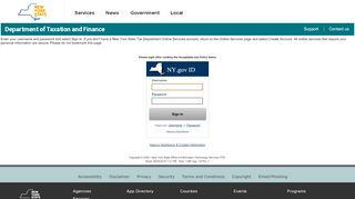 
                            13. NY.gov ID - Online Tax Center