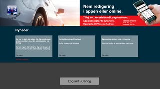 
                            5. Nyheder - Login i Carlog