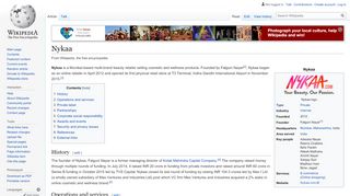 
                            10. Nykaa - Wikipedia