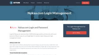 
                            5. Nykaa.com Login Management - Team Password Manager - Bitium