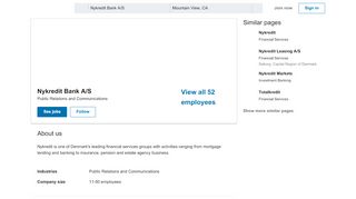 
                            9. Nykredit Bank A/S | LinkedIn
