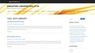 
                            7. NYP Library – Singapore Libraries Bulletin