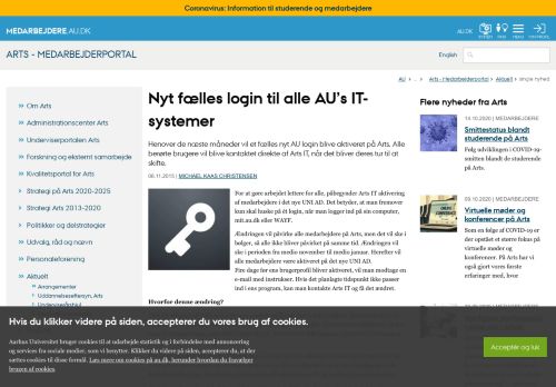 
                            7. Nyt fælles login til alle AU's IT-systemer - Medarbejdere - Aarhus ...