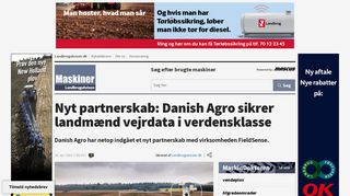 
                            6. Nyt partnerskab: Danish Agro sikrer landmænd vejrdata i ...