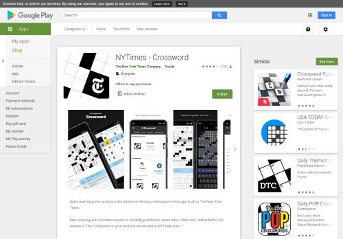 
                            6. NYTimes - Crossword - Apps on Google Play