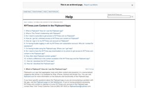 
                            8. NYTimes.com Content in the Flipboard Apps - The New York Times