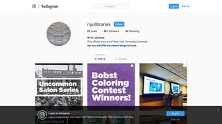 
                            12. NYU Libraries (@nyulibraries) • Instagram photos and videos