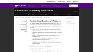 
                            12. NYU Stern Career Account - NYU Stern