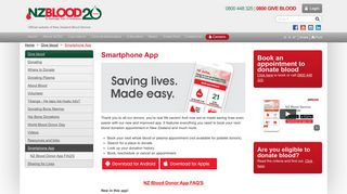 
                            5. NZ Blood Service Donor App