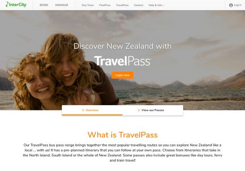 
                            10. NZ Bus Travel Pass | InterCity TravelPass