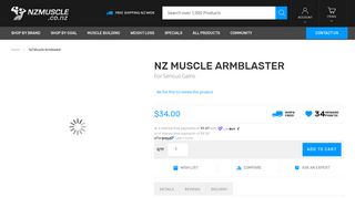 
                            8. NZ Muscle Armblaster : For Serious Gains : NZ Muscle