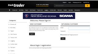 
                            8. NZ Truck Trader. Login