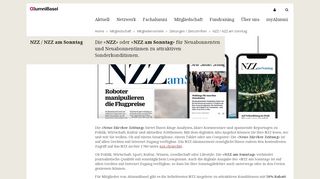 
                            13. NZZ / NZZ am Sonntag - Deutsch - Alumni Basel