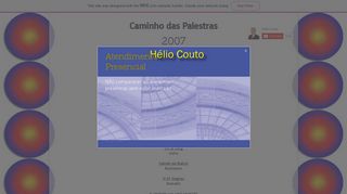 
                            9. O Caminho das Palestras - Wix.com