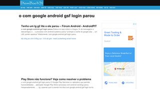 
                            3. o com google android gsf login parou - diembaovn.info
