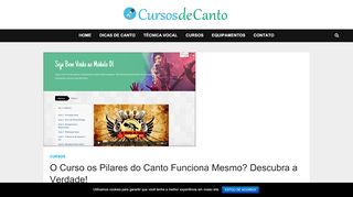 
                            7. O Curso os Pilares do Canto Funciona Mesmo? (Análise Sincera)