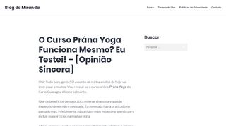 
                            6. O Curso Prána Yoga Funciona Mesmo? Eu Testei! - [Opinião Sincera]